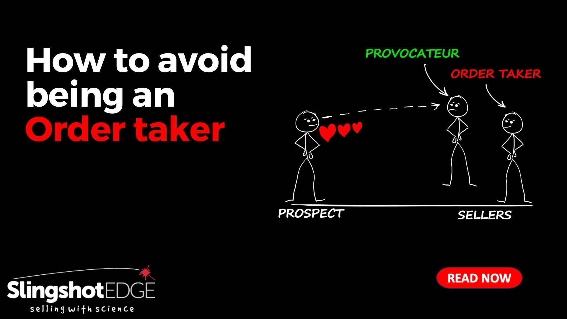 How to avoid being an Order Taker